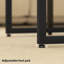 Nesting Coffee Table Set of 3, End Tables for Living Room, Brown