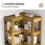 Bibliothèque de coin 71 "avec rangement