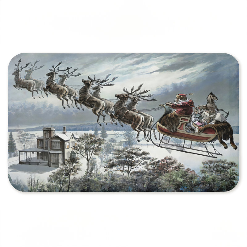 Tapis de sol Winter In Aspen Merry & Bright