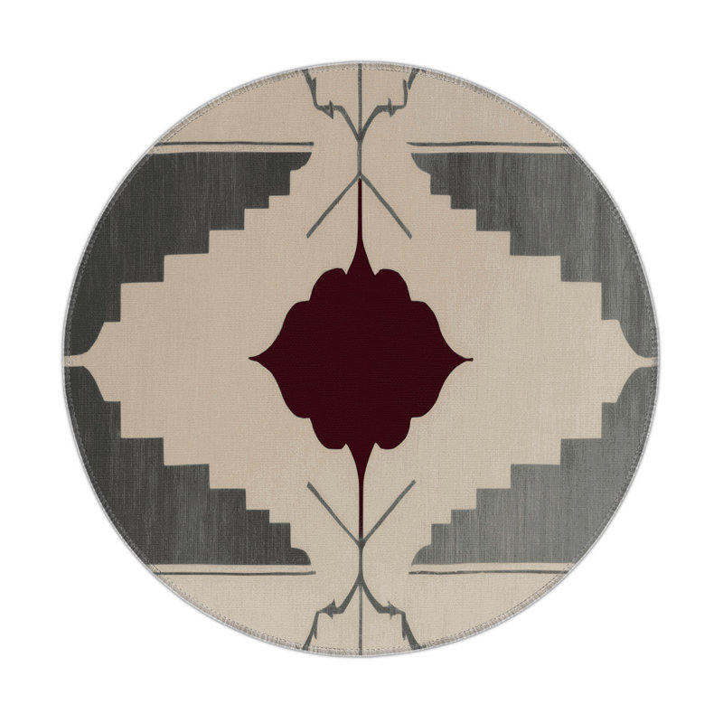 Quantum Threads Indoor And Outdoor Area Rug, Round 5'