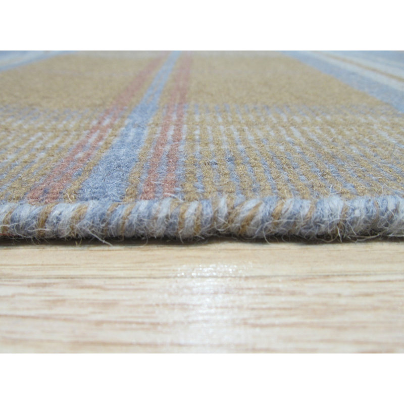 Tapis doré en laine Wallis, Rectangle de 10 pi x 14 pi