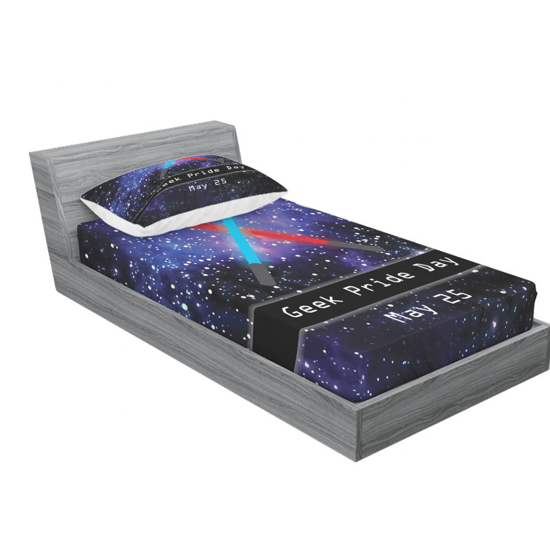 Microfiber Sheet Set, Twin Sheet Set with 1 Pillowcase