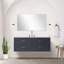 Ensemble de meuble-lavabo simple l 48 po x P 22 po, miroir 43 po et robinet chromé Castor-112863591-104783211