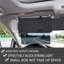 Abat-jour de voiture automatique pour pare-soleil extensible