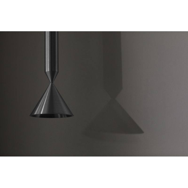 Apollo, 151" H x 4.92" W x 4.92" D, Turtledove/Aluminium