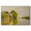 Houses on the Zaan River at Zaandam-Claude Monet-Gallery Wrapped Canvas-1871-2108613070