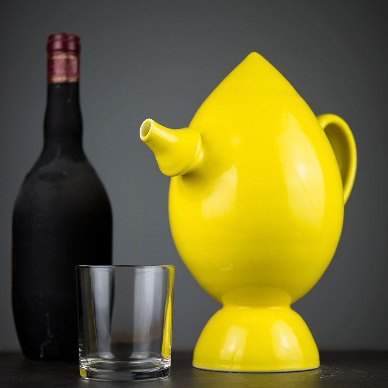 Bummulo Jug, 20cm H x 18cm W x 12cm L, Yellow