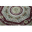 Hand-Knotted High-Quality Rose Round Area Rug