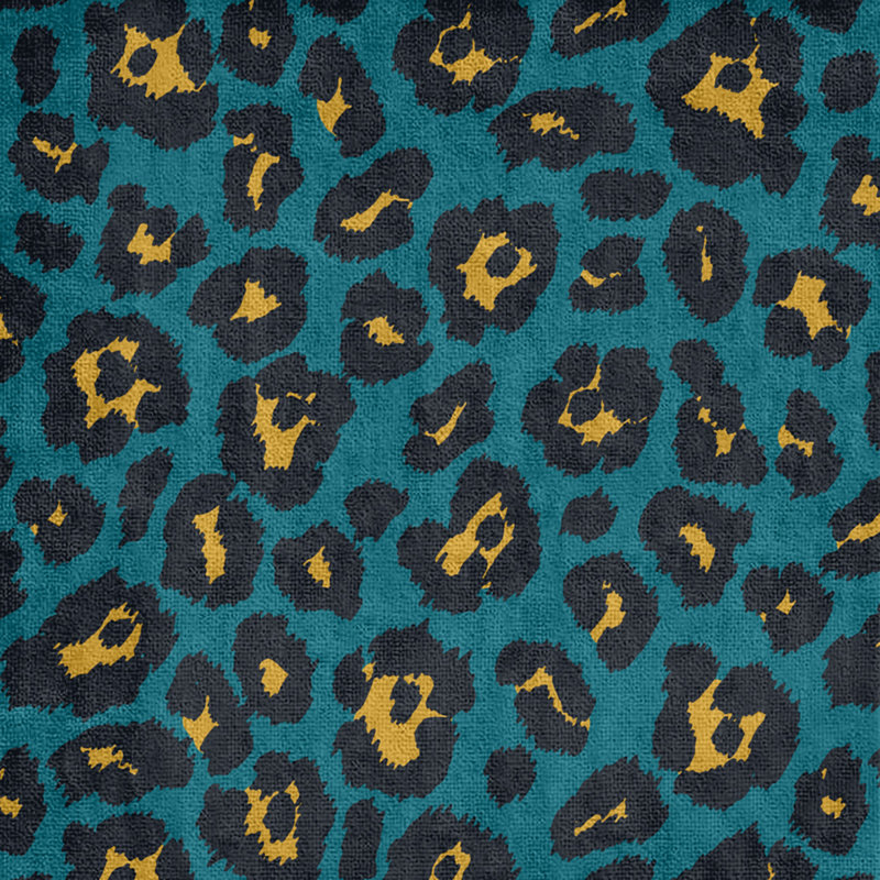 Lucida Bath Towel, Polyester/Cotton Blend, Teal/Gold/Black