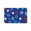 Tapis bleu marine Doodle