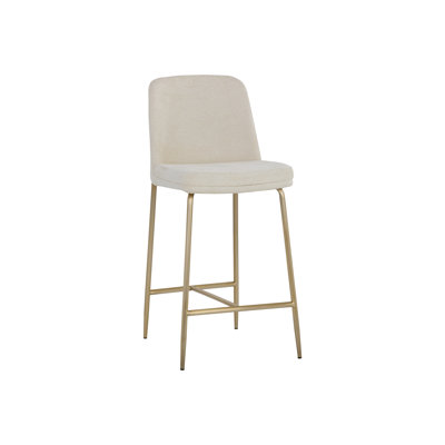 Clifton Upholstered Stool with Solid Wood Frame