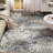 Sarah Machine Washable  Abstract  Area Rug With Non-Slip Backing-1013473453