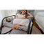 Méridienne surdimensionnée d'intérieur avec coussin et repose-pieds Papasan-230294935