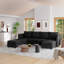 Canapé modulaire en U rembourré en chenille-2131781536-2131781541