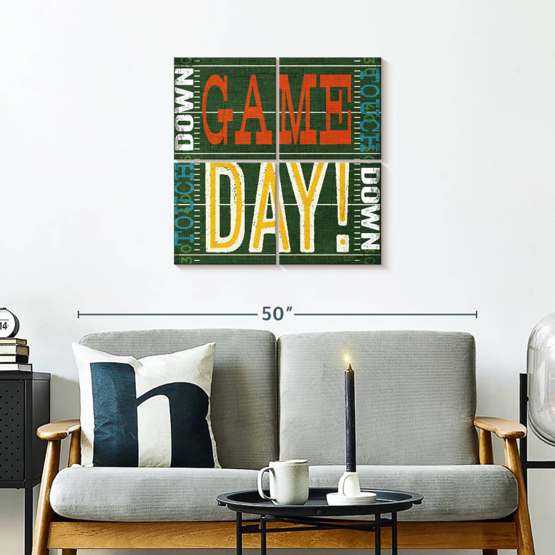 Kema Football Typographie II, H 26 po x l 26 po
