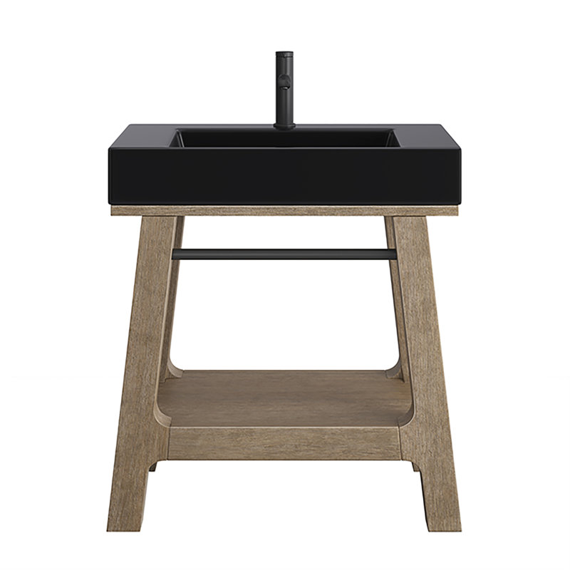 Auburn 36'' W Single Vanity, Matte Black