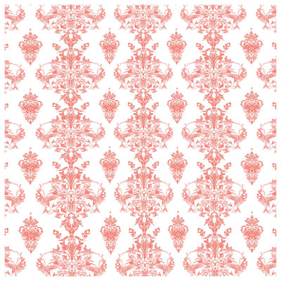 Housses de couette à motif damassé rose