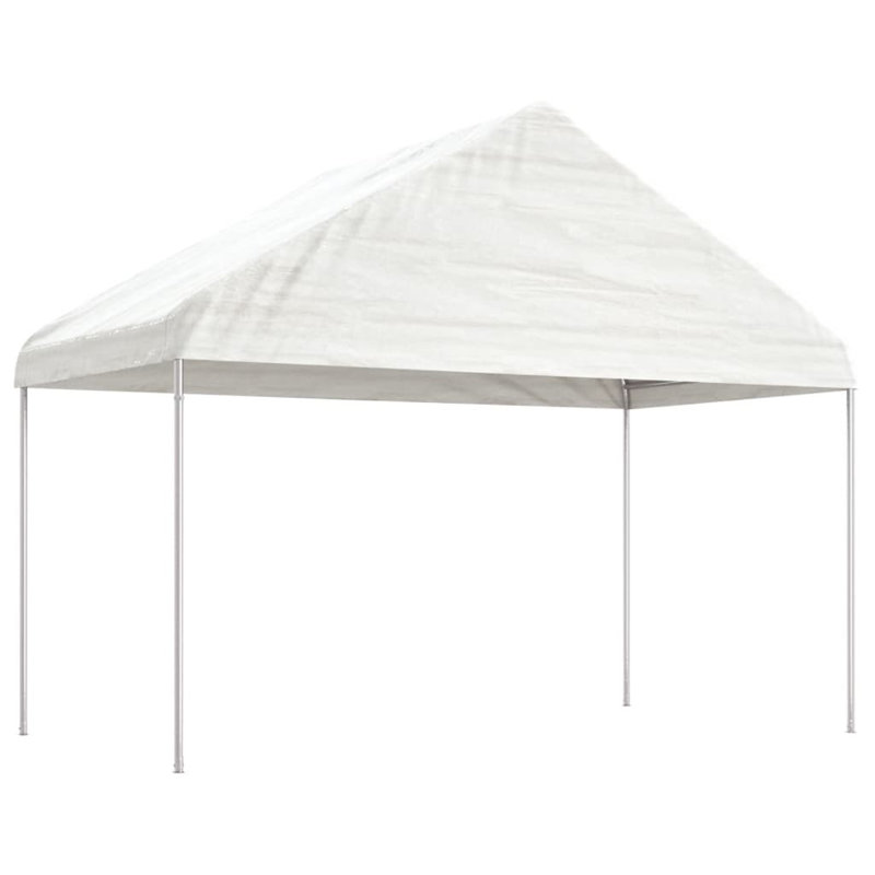 Dakota Fields Gazebo With Roof White 4.46X4.08X3.22 M Polyethylene