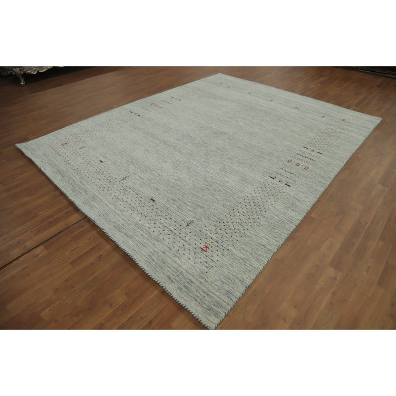 Handmade Gabbeh Style Indian Area Rug 8x10