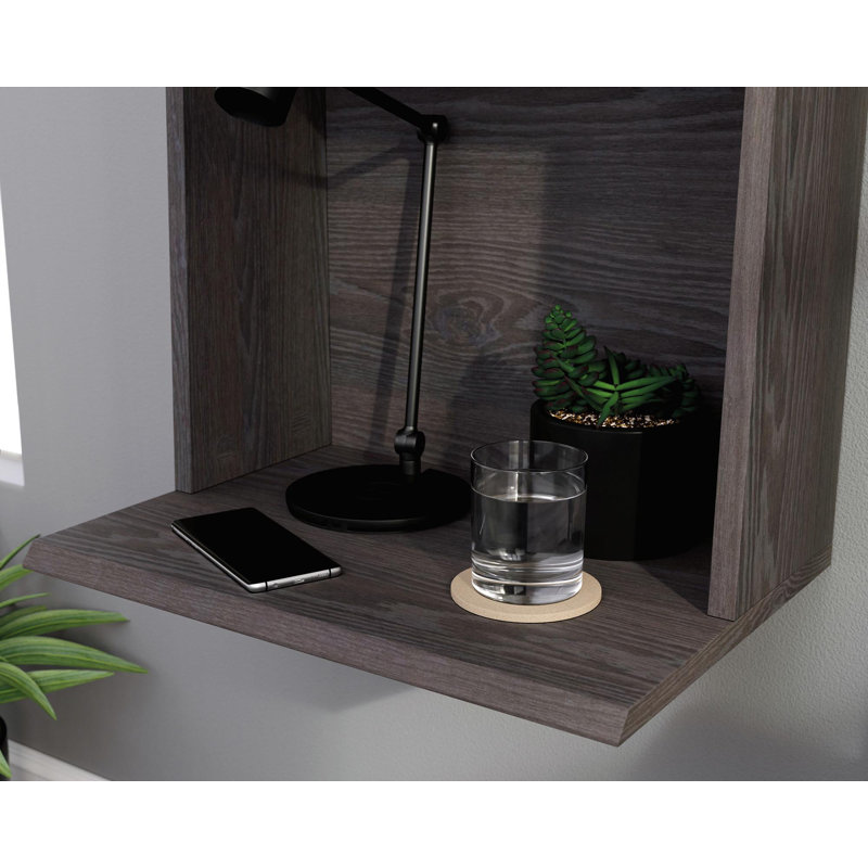 Genesys 47cm W Manufactured Wood Bedside Table