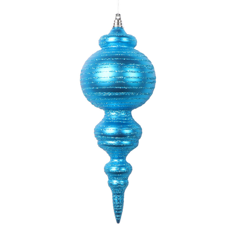 Ornement en forme de vacances de Noël (ensemble de 2), Turquoise