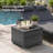 Outdoor Wicker Double Chaise Lounge Chair with Side Table & Cushions, 6-Position Adjustable Backrests-557982631