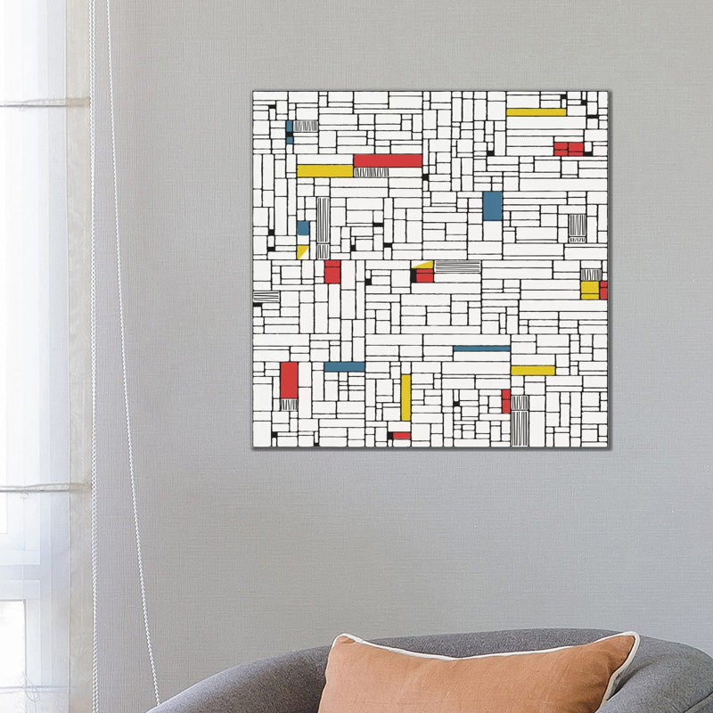 Computer Grid by Hemingway Design - Gallery-Wrapped Canvas Giclée on Canvas, Wrapped Canvas