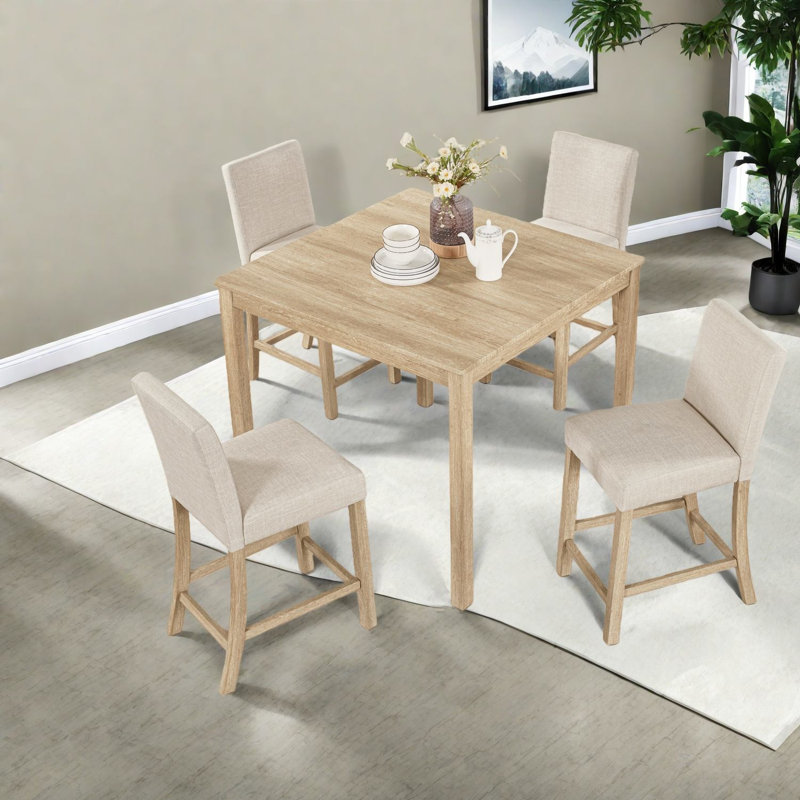 Ensembles de table de salle à manger compacts (doivent inclure à la fois la table et la chaise), cuisine moderne en bois MDF