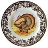 Spode Woodland Turkey Turkey Platter 12" Turkey