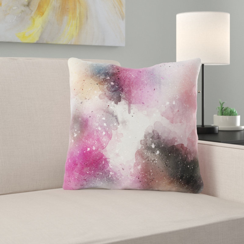 Reversible Throw Pillow, Microsuede, Indoor