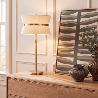 Lampe de table réglable en fer Carlymay