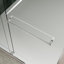 Porte de douche encadrée en aluminium de 56 à 60 po x H 74 po avec barre à serviettes-115203644