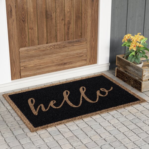 Hello Skinny Doormat  Hello Narrow Doormat – Relax Crafty