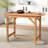Outdoor Fir Wood Dining Table, Patio Dining Table w/ 1.5" Umbrella Hole for 4-6 Persons
