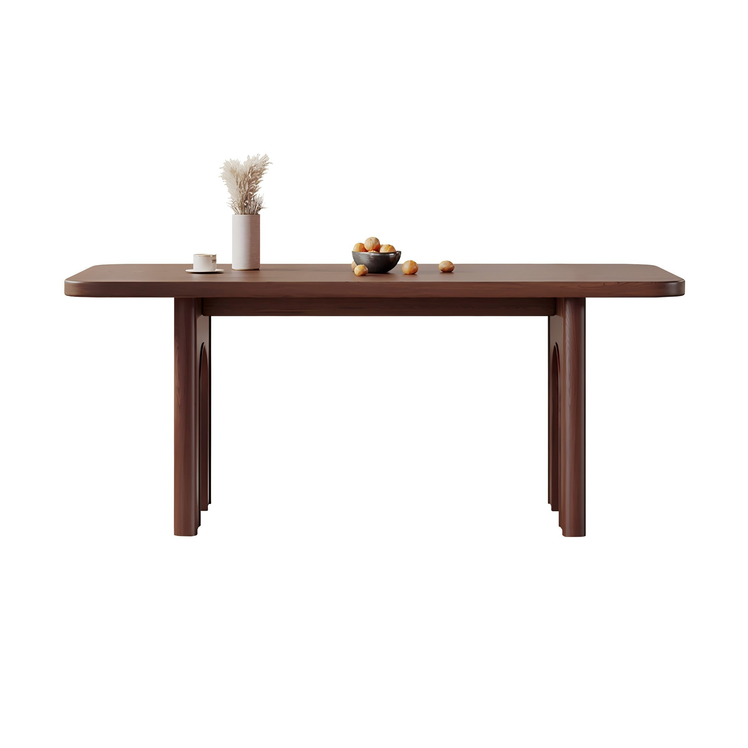 Hokku Designs Solid Wood Ash brown Dining Table | Wayfair