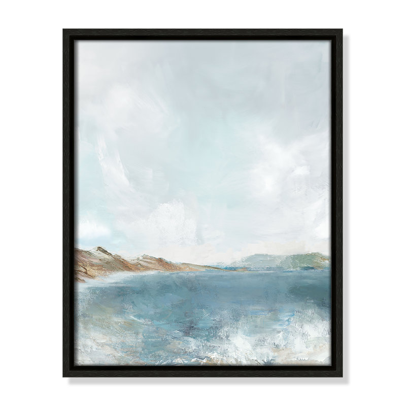 Echoes in Blue - Portrait Version Print par PI Studio, Espresso, H 15,5 po x l 12,5 po