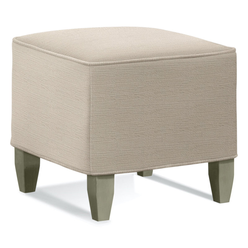 Brooklyn Square Ottoman, Beige Performance Fabric Polypropylene/Olefin, Graystone