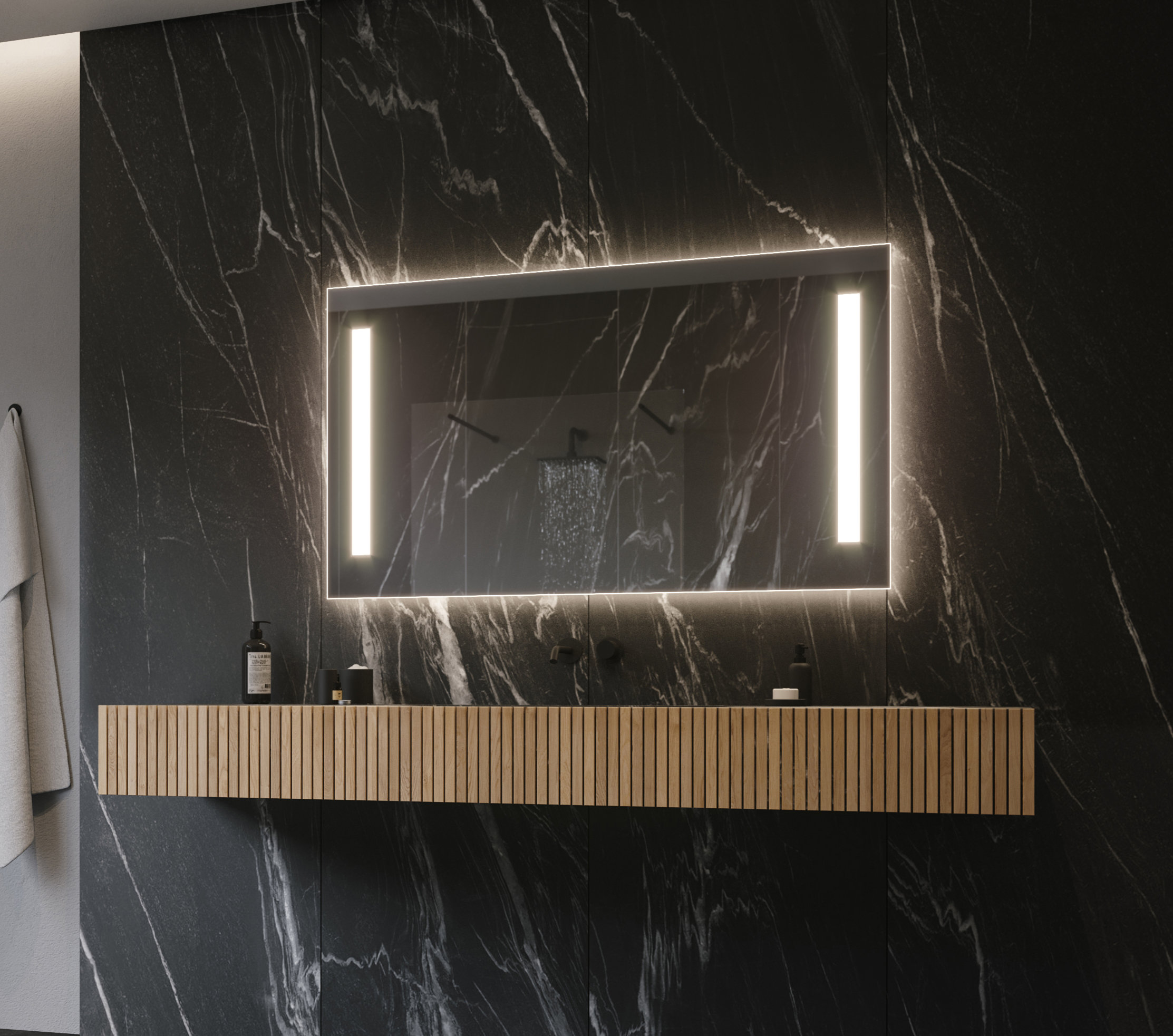 Orren Ellis Lency Illuminated LED Bathroom / Vanity Mirror - Wayfair Canada