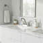 Robinet pour salle de bain à poignée double avec drain-97804583