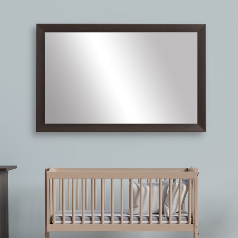 Miroir Larue, 36 po x 36 po, Cerise, chocolat