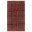 Tapis brun noué à la main 3 pi 5 po x 5 pi 11 po Teimani