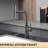 360 Swivel Black Kitchen Faucet With Pull Out Spray, Modern Outside Look, Ceramic Spray Faucet, Swivel, Construction-1562116359