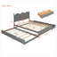 Grand lit plateforme avec 2 grands tiroirs-107287791