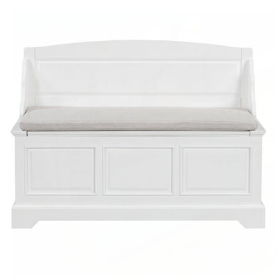 Shoe Bench, Retro Shoe Storage Bench with Safe Soft-Close Devices, Storage Chest with Hidden Storage and Cushion for Entryway, Hallway, Living Room
