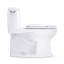 TOTO Ultramax One-Piece Elongated 1.28 GPF Universal Height Toilet with CEFIONTECT and SS114 SoftClose Seat, Sedona Beige - MS608114CEFG#12-603282345-603282344