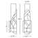 Brut Armed Sconce