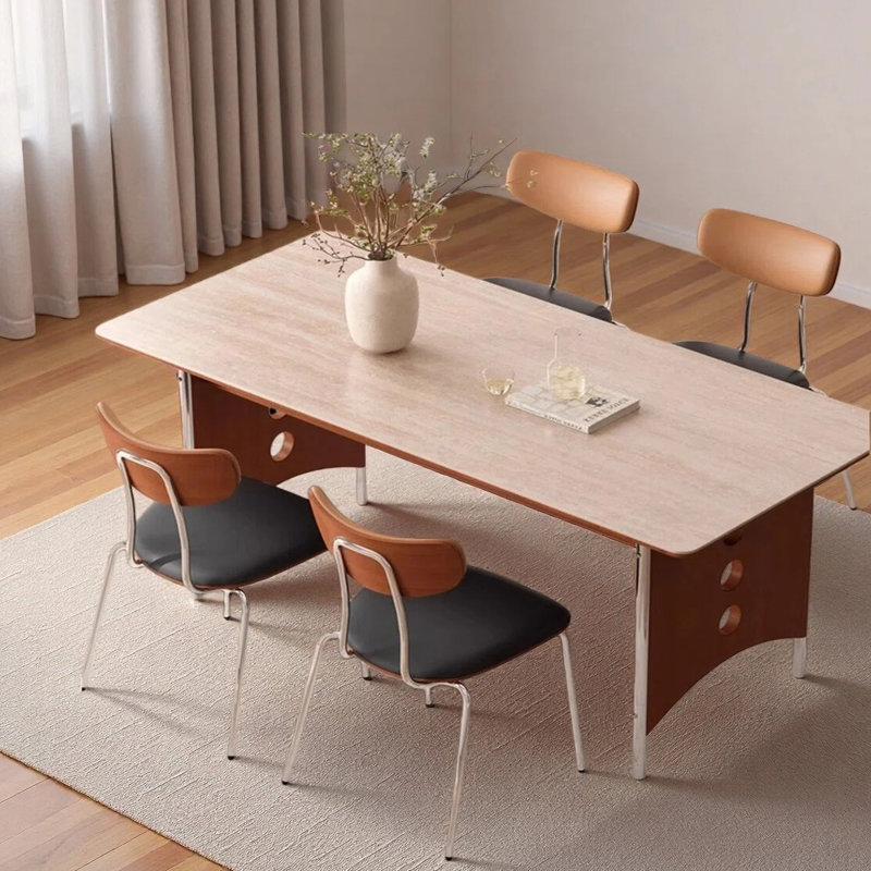Table de salle à manger French French, H 29,53 po x L 70,87 po x l 31,5 po