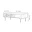 Table basse sculptée de style antique rétro