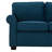 Apputhurai 80 in. Blue Queen Sleeper Sofa with USBs/Outlets