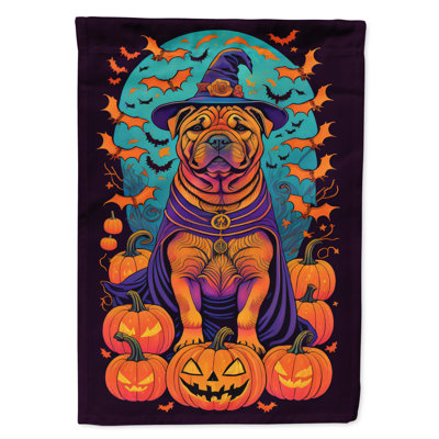Jakameron Double Sided Polyester Halloween Garden Flag